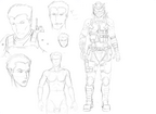 The mercenary Steel - Demonbound Sketchbook-06-07