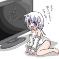 Wiimote-tan with busted Plasma TV - 1164374724807