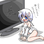 Wiimote-tan with busted Plasma TV - 1164374724807